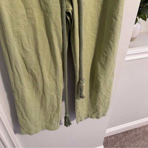 THE GREAT. Green Cotton Pants 30 - Picture 8 of 13
